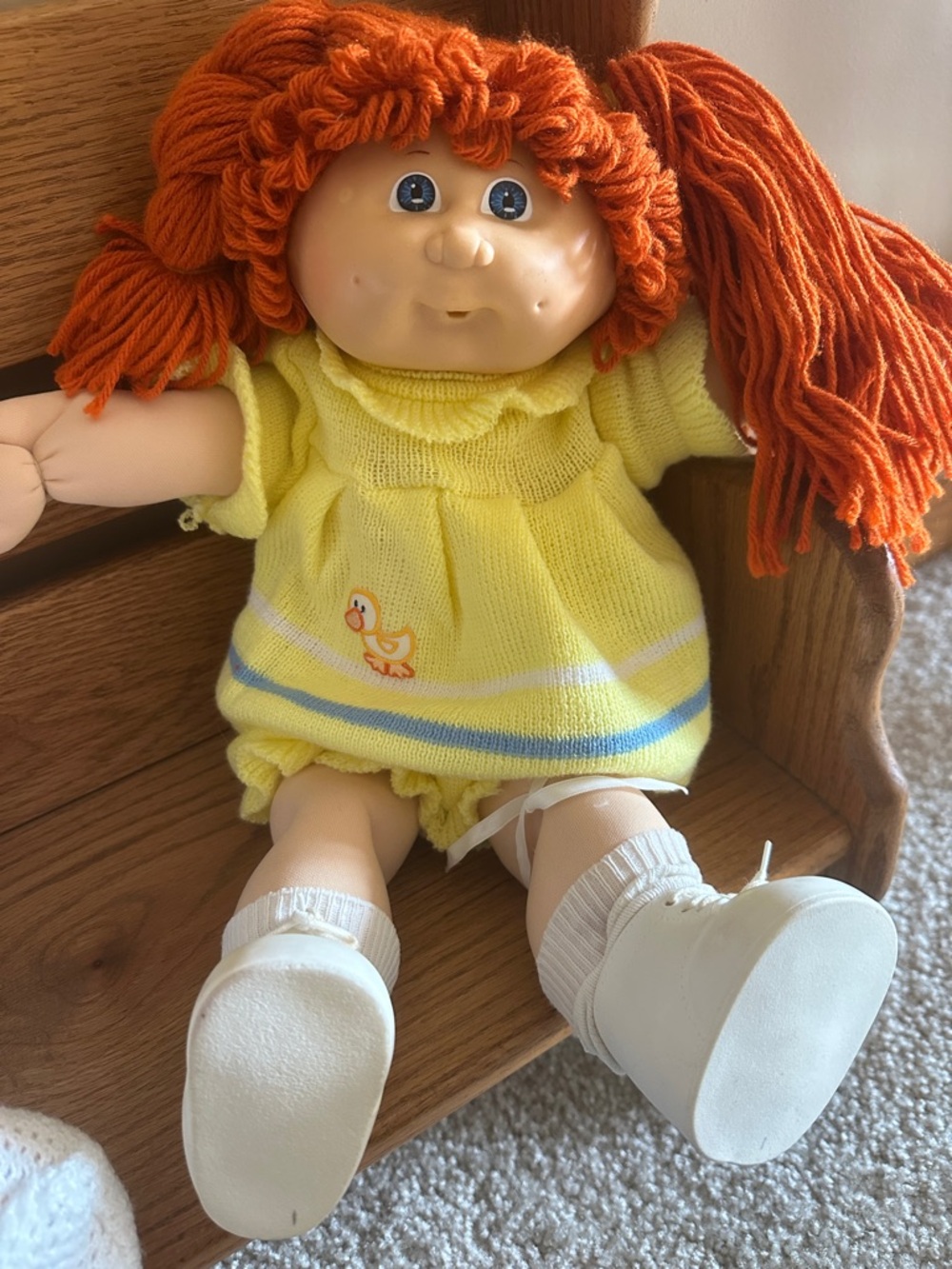 ‘84 & ‘85 Vintage Cabbage Patch Red-Head & Blonde Baby Doll - Picture 4 of 16